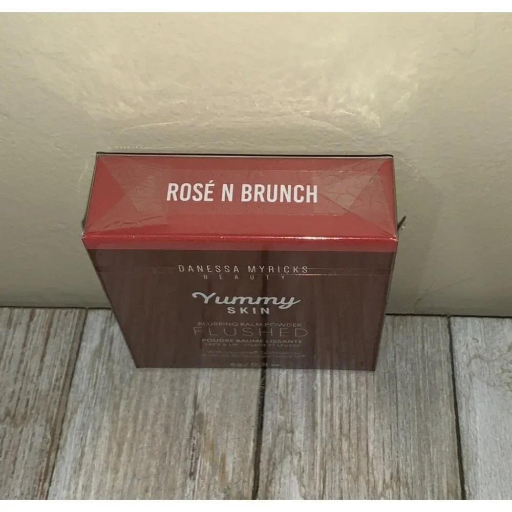 Danessa Myricks Beauty Yummy Skin Blurring Balm Powder Flushed ROSE N BRUNCH 6 G